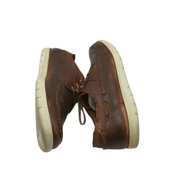 Mocasini barbati Fretz Men 45, piele, maro - imagine 4