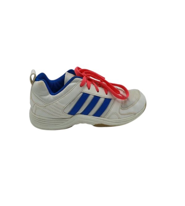 Adidasi dama Adidas 38, imitatie de piele, material textil, alb albastru - imagine 1