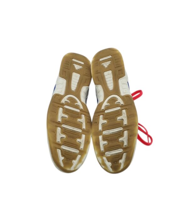 Adidasi dama Adidas 38, imitatie de piele, material textil, alb albastru - imagine 5