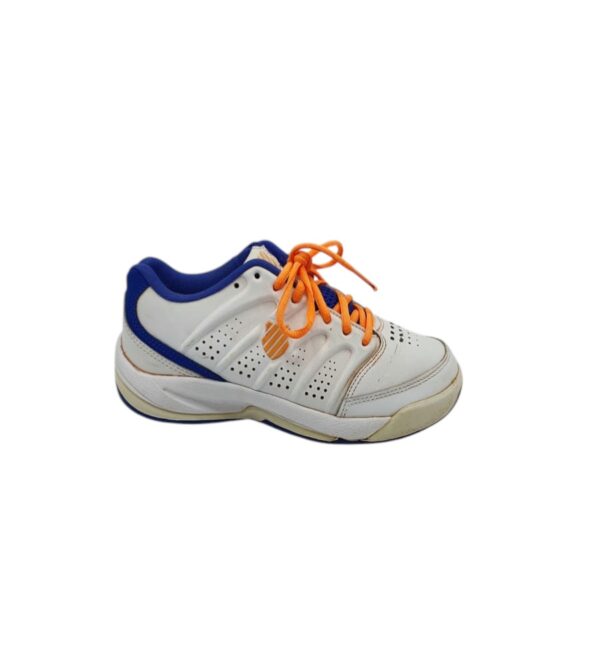 Adidasi copii K-Swiss 34, imitatie de piele, alb albastru - imagine 1