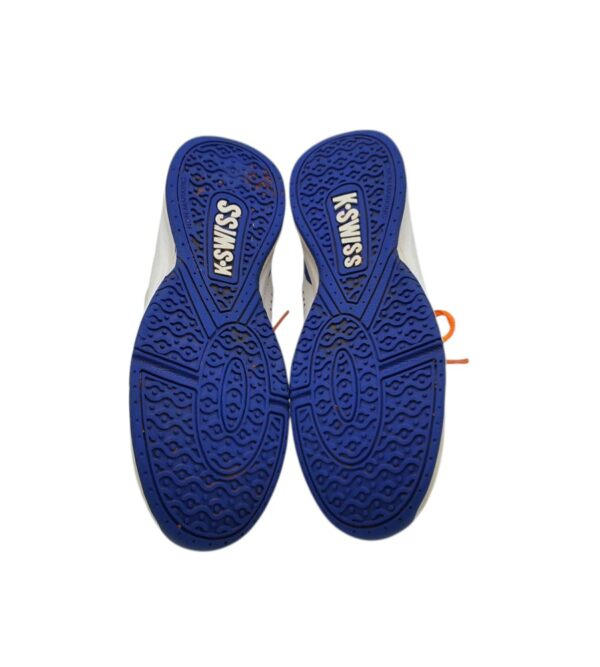Adidasi copii K-Swiss 34, imitatie de piele, alb albastru - imagine 5
