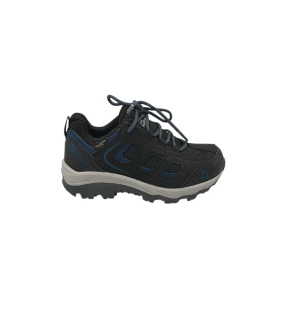 Adidasi copii Jack Wolfskin 33, imitatie de piele, material textil, negru - imagine 1