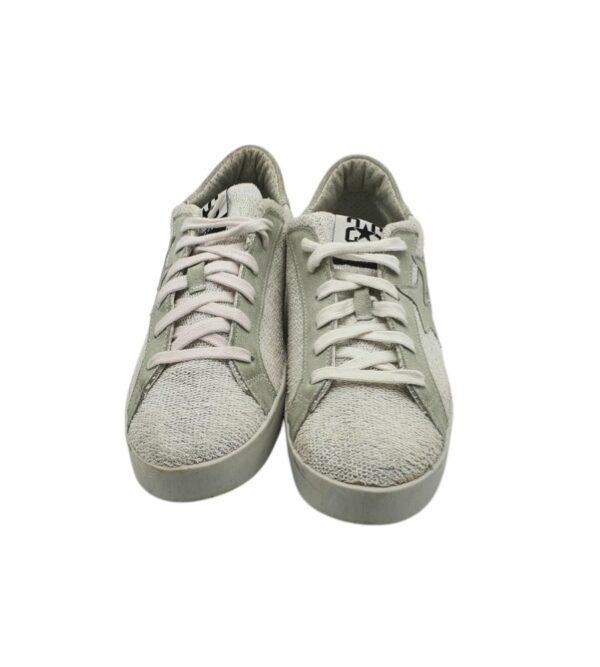 Adidasi dama Skechers 39, material textil, piele intoarsa , gri - imagine 3