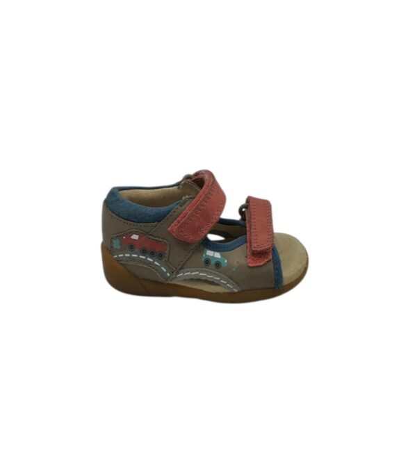 Sandale copii Clarks 20, piele, maro - imagine 1