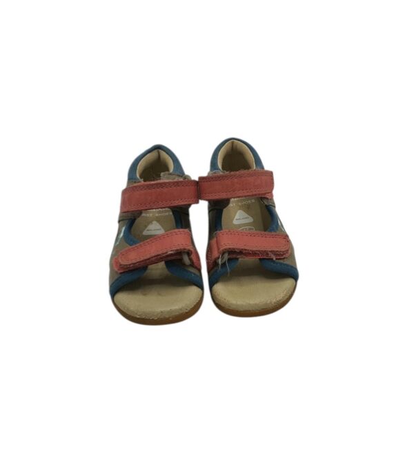 Sandale copii Clarks 20, piele, maro - imagine 3