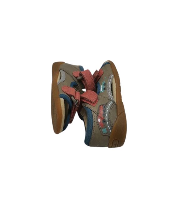Sandale copii Clarks 20, piele, maro - imagine 4