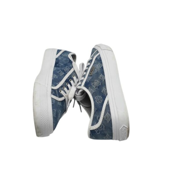 Tenisi dama Guess 39, material textil, albastru - imagine 4
