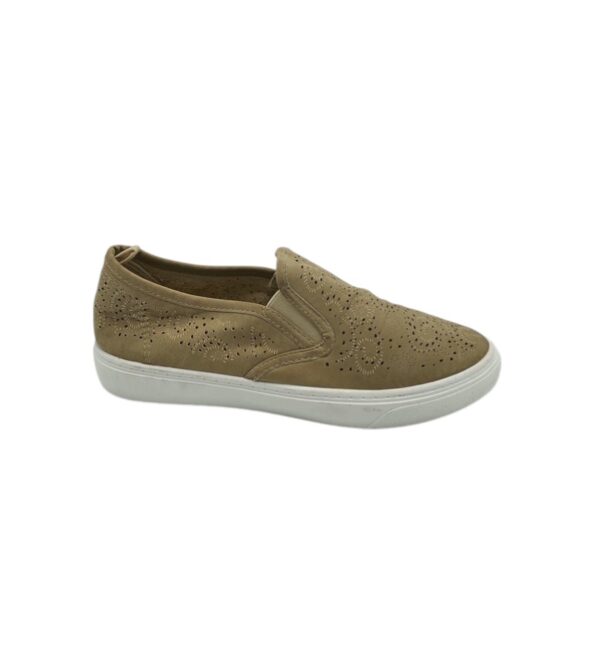 Espadrile dama 40, imitatie de piele, bej - imagine 1