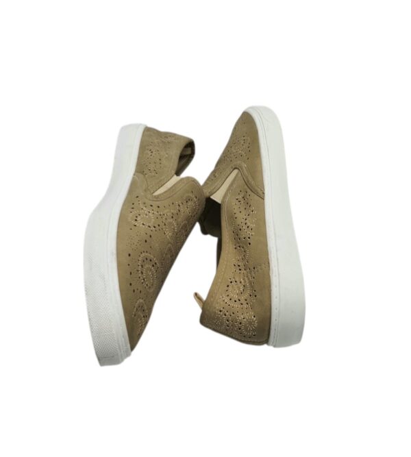 Espadrile dama 40, imitatie de piele, bej - imagine 4