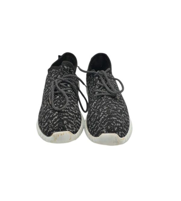Adidasi dama 40, material textil, negru gri - imagine 3
