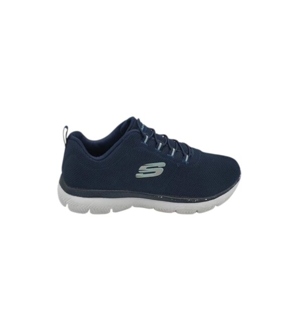 Adidasi dama Skechers 38, material textil, bleumarin - imagine 1