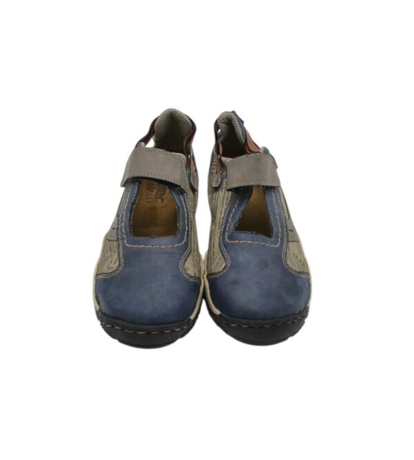 Pantofi dama Rieker 39, imitatie de piele, albastru - imagine 3