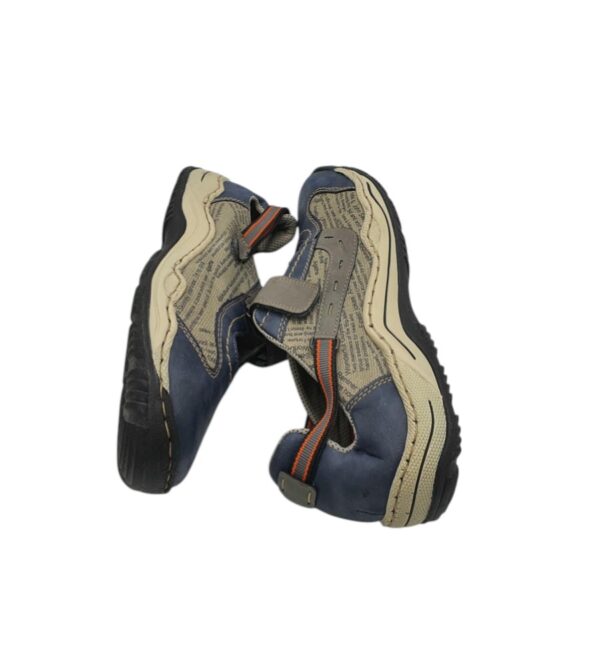 Pantofi dama Rieker 39, imitatie de piele, albastru - imagine 4