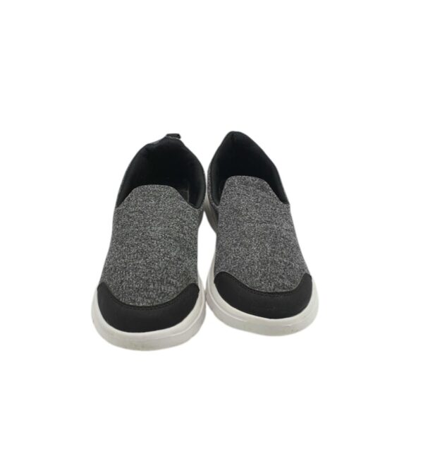 Adidasi dama Papaya 36, material textil, negru gri - imagine 3