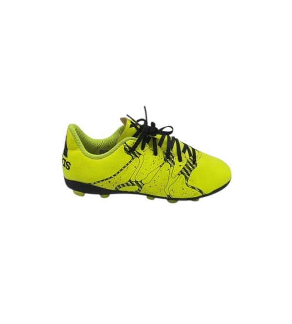 Adidasi copii Adidas 38, imitatie de piele, galben - imagine 1