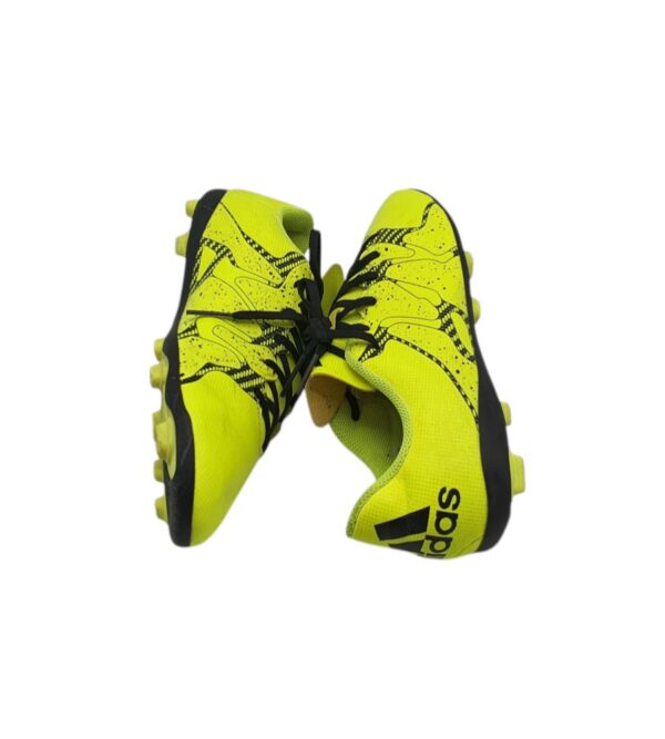 Adidasi copii Adidas 38, imitatie de piele, galben - imagine 4