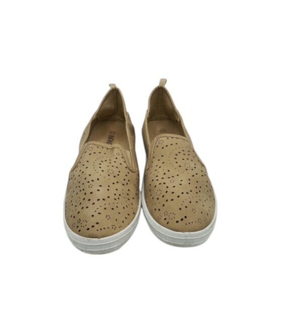 Espadrile dama Infinity 40, imitatie de piele, maro - imagine 3