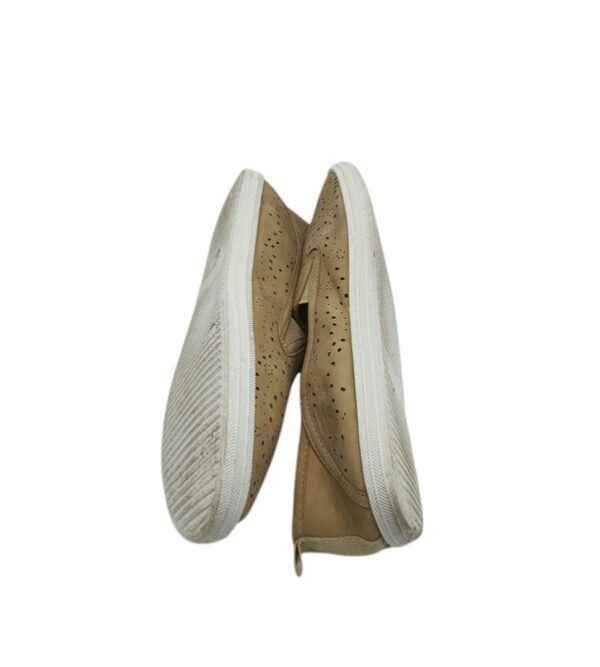 Espadrile dama Infinity 40, imitatie de piele, maro - imagine 4