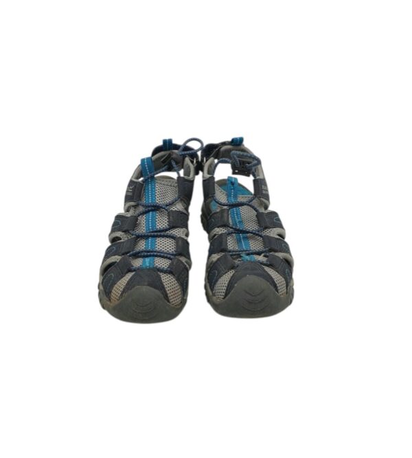 Sandale copii Regatta 29, imitatie de piele, material textil, gri - imagine 3
