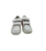 Adidasi copii Adidas 22, imitatie de piele, alb - imagine 3