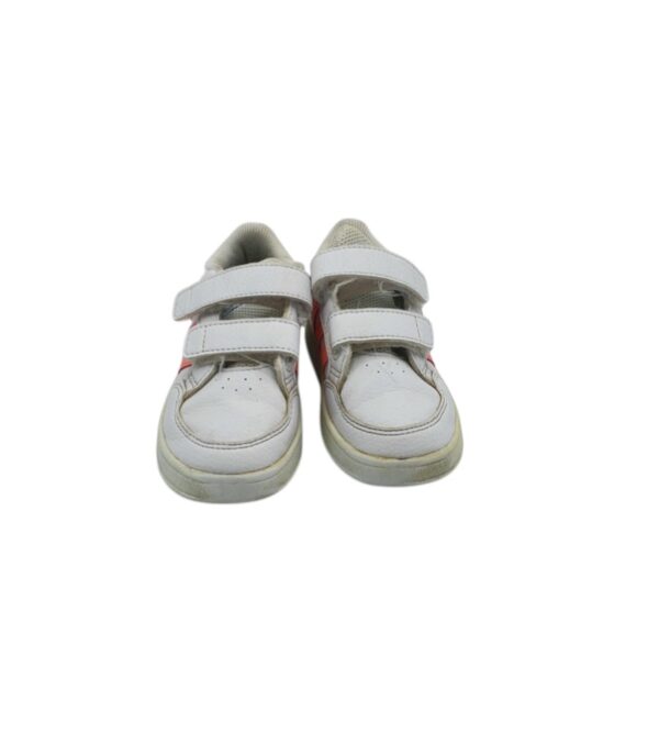 Adidasi copii Adidas 22, imitatie de piele, alb - imagine 3