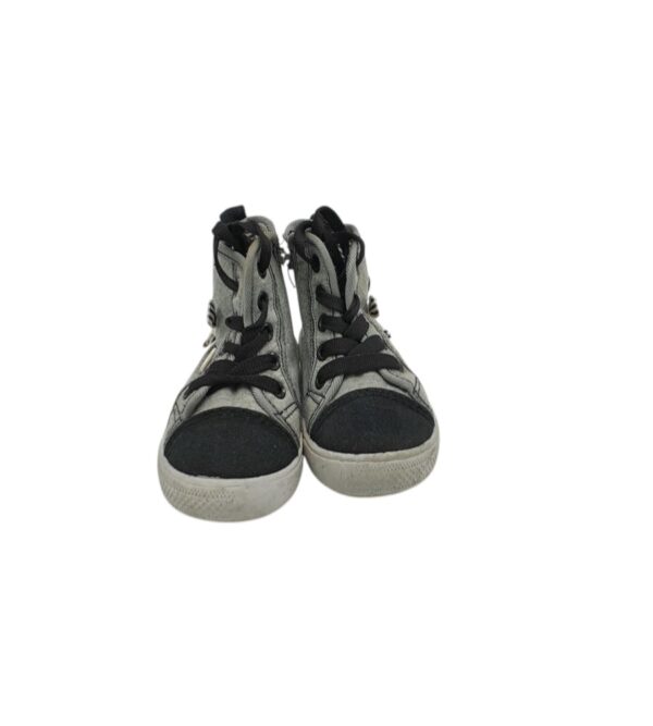 Tenisi copii Walkx 24, material textil, gri negru - imagine 3