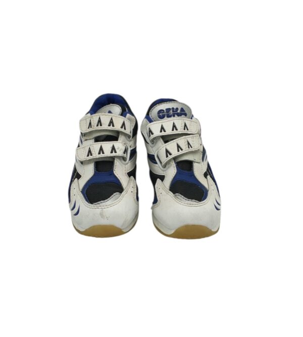 Adidasi copii Lico 28, material textil, imitatie de piele, alb albastru - imagine 3