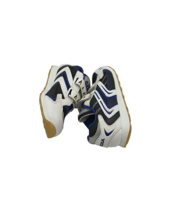 Adidasi copii Lico 28, material textil, imitatie de piele, alb albastru - imagine 4