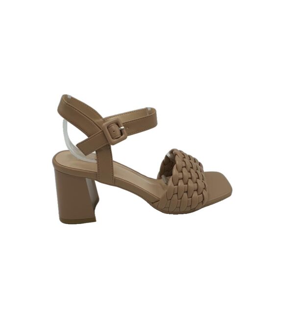 Sandale dama My♥U 37, imitatie de piele, bej - imagine 1