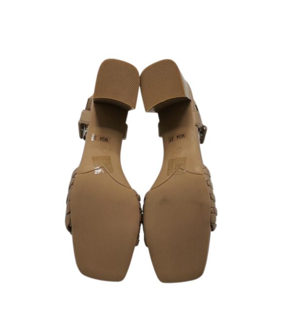 Sandale dama My♥U 37, imitatie de piele, bej - imagine 5