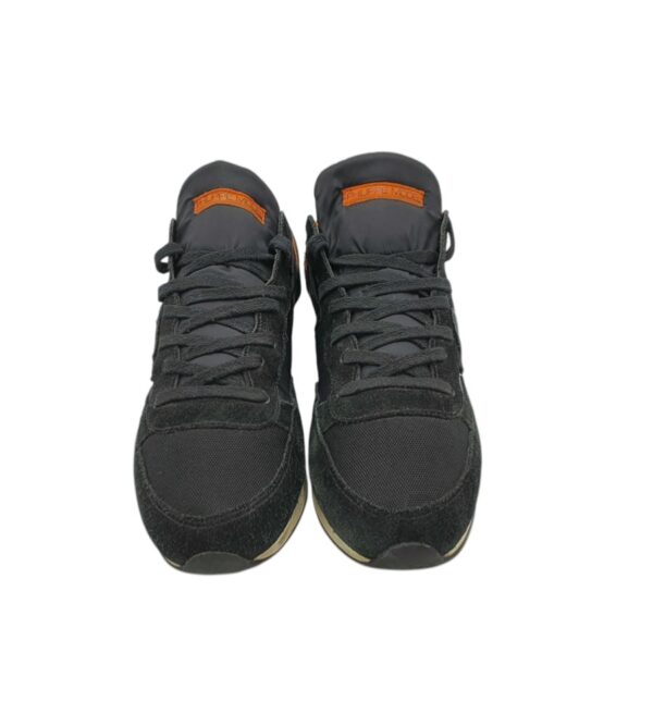 Adidasi barbati Philippe Model 42, piele intoarsa, material textil, negru - imagine 3
