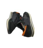Adidasi barbati Philippe Model 42, piele intoarsa, material textil, negru - imagine 4