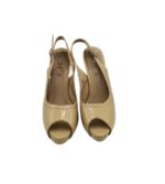 Sandale dama C'M Paris 38, imitatie de piele, crem - imagine 3