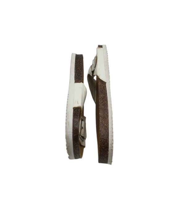 Saboti dama Primark 39, imitatie de piele, alb - imagine 4