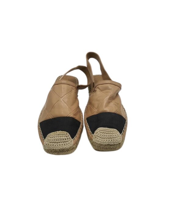 Sandale dama River Island 37, imitatie de piele, crem negru - imagine 3