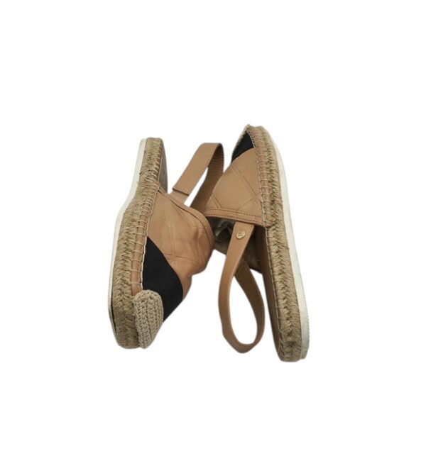 Sandale dama River Island 37, imitatie de piele, crem negru - imagine 4
