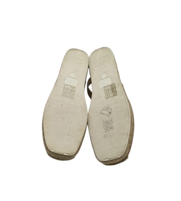 Sandale dama River Island 37, imitatie de piele, crem negru - imagine 5