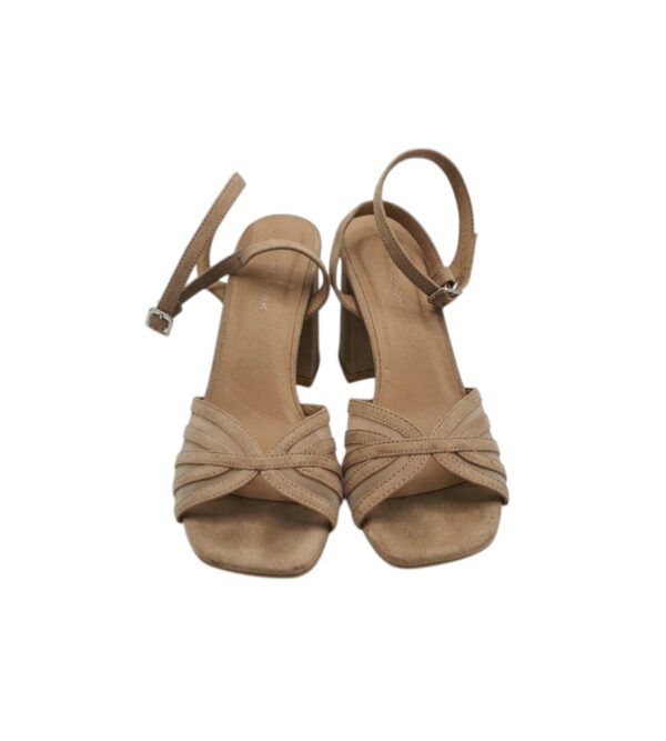 Sandale dama New Look 37, material textil, maro - imagine 3