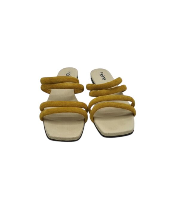 Saboti dama Heine 37, material textil, bej - imagine 3