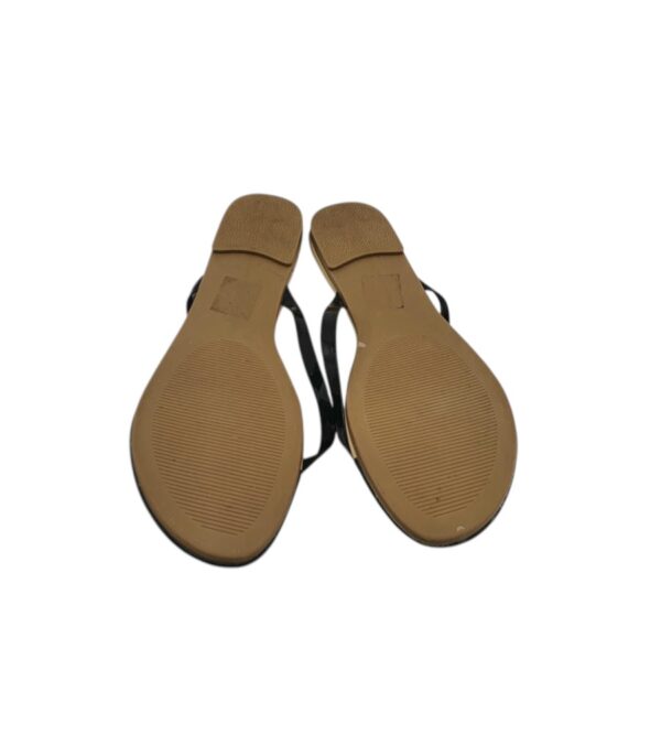Saboti dama  39, imitatie de piele, negru - imagine 5