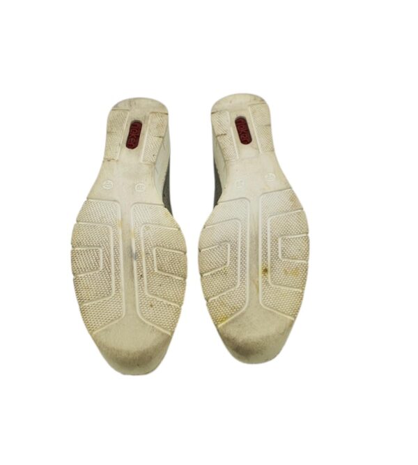 Pantofi dama Rieker 39, imitatie de piele, gri - imagine 5