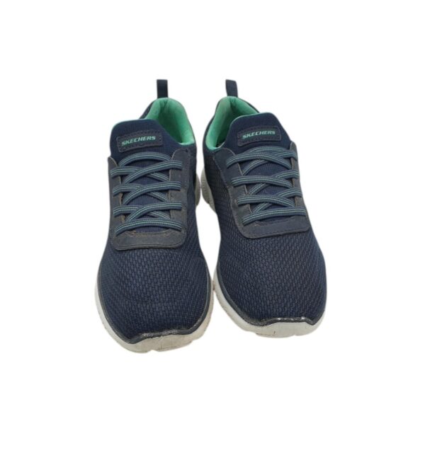 Adidasi dama Skechers 38, material textil, bleumarin - imagine 3