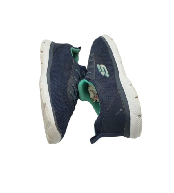 Adidasi dama Skechers 38, material textil, bleumarin - imagine 4