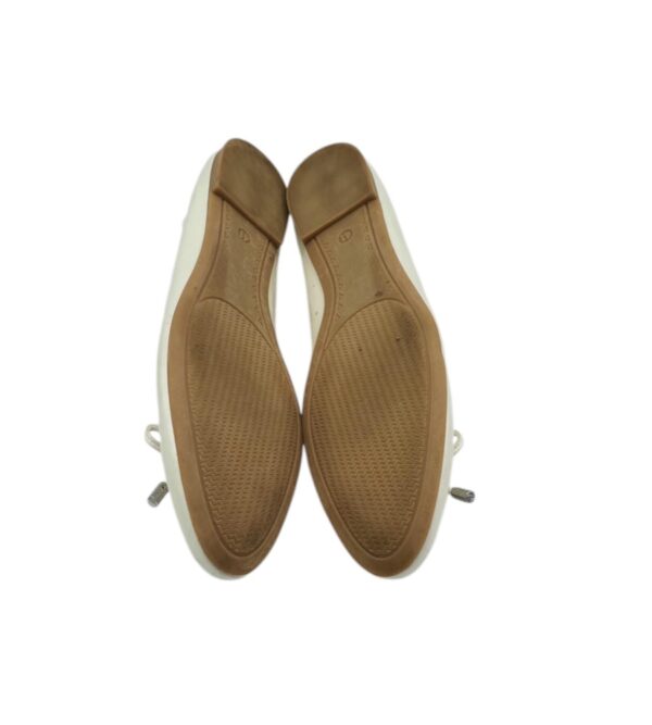 Balerini dama 41, imitatie de piele, alb - imagine 5