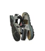 Sandale barbati Rieker 40, imitatie de piele, gri - imagine 4