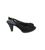 Sandale dama Marco Tozzi 40, material textil, negru