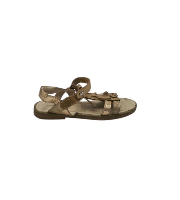 Sandale copii Lasocki 33, piele, auriu - imagine 1