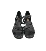 Sandale dama Janet D 42, piele, negru - imagine 3