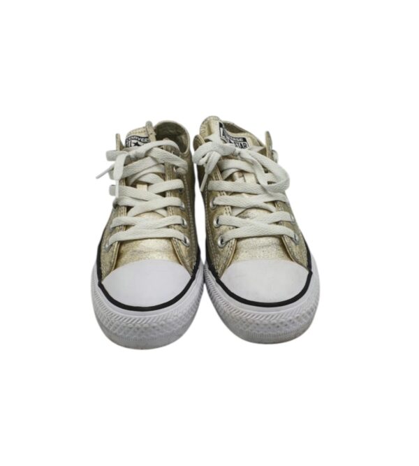 Tenisi dama Converse 39, material textil, auriu - imagine 3