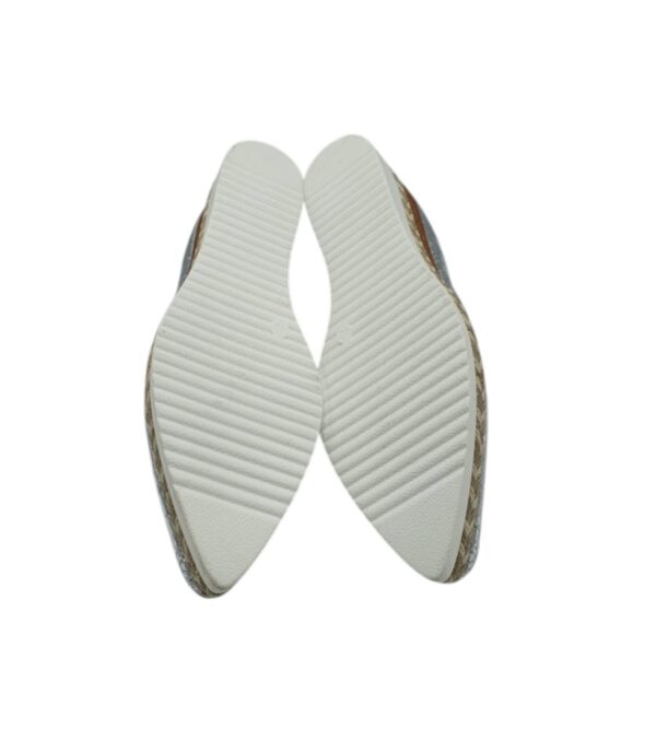 Mocasini dama 40, imitatie de piele, gri - imagine 4